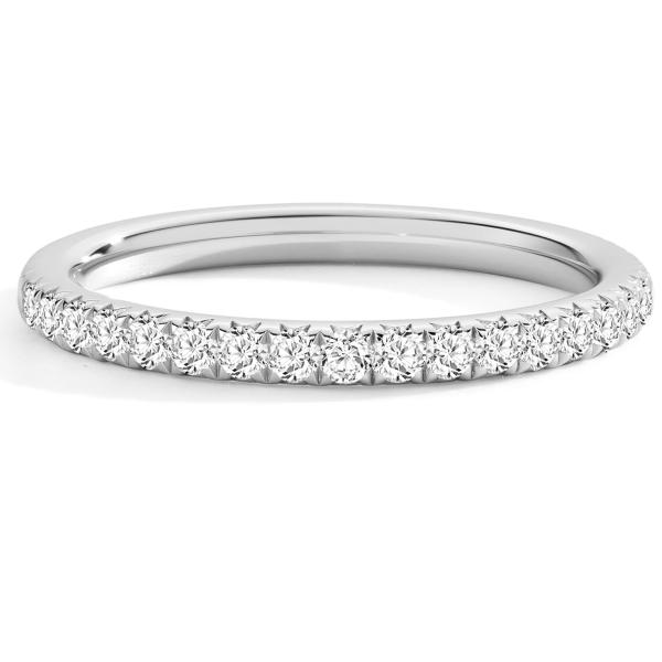 【並行輸入品】ASHINE ベゼルセッティング モアッサナイト スタッカブル リング 女性用 14K...