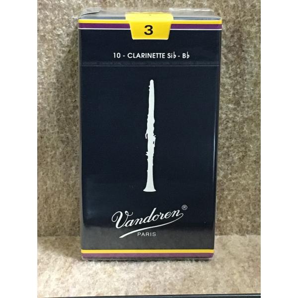 Vandoren バンドレン Bb クラリネット リード Trad 3 (10枚入)