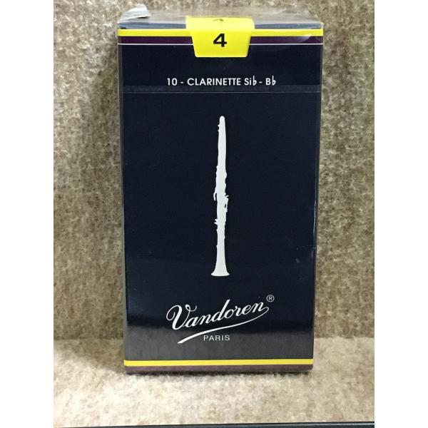 Vandoren バンドレン Bb クラリネット リード Trad 4 (10枚入)