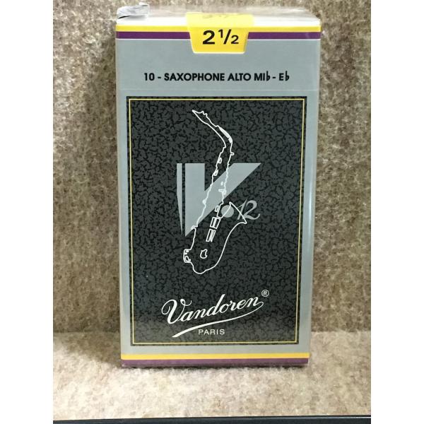 Vandoren バンドレン アルトサックス リード V12 2-1/2 (10枚入)
