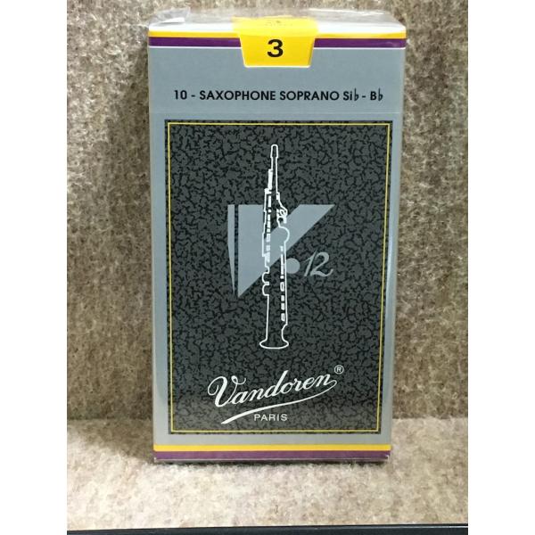 Vandoren バンドレン ソプラノサックス リード V12 3 (10枚入)