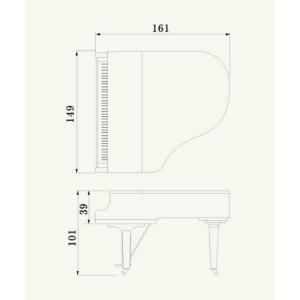 ヤマハ YAMAHA グランドピアノ C1Xの詳細画像2