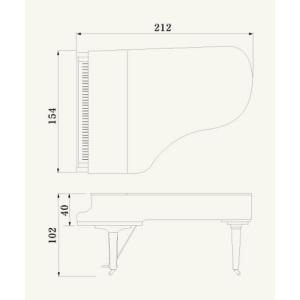 ヤマハ YAMAHA グランドピアノ C6Xの詳細画像4