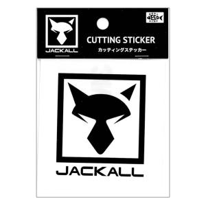 JACKALL（ジャッカル） ロゴステッカー ホワイト : オングローブ