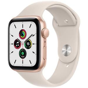 Apple Watch SE GPSモデル 44mm スターライトスポーツバンド MKQ53J/A 【国内正規品】｜onhome