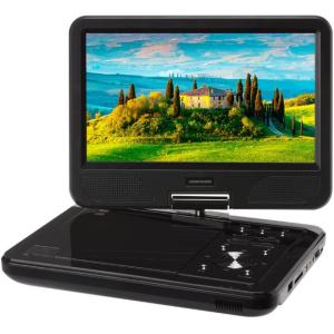 GREEN HOUSE　10.1型液晶搭載ポータブルDVDプレーヤー　GH-PDV10P BK
