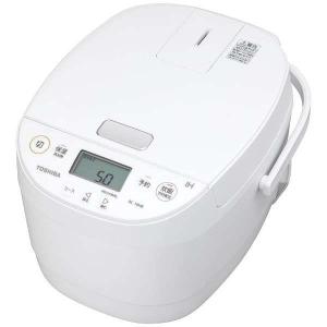 東芝　IH炊飯器 備長炭ダイヤモンド釜 5.5合炊き　RC-10HR W　ホワイト