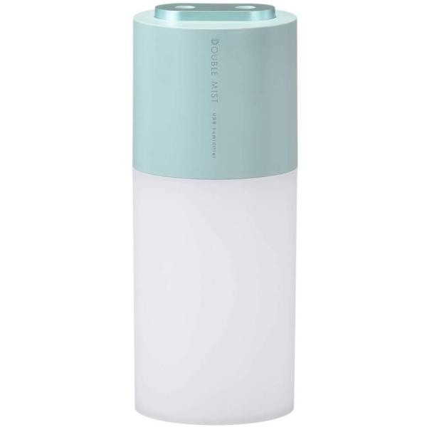 GREEN HOUSE　バッテリー内蔵Wミスト加湿器　GH-PHWA GR　スモーキーグリーン