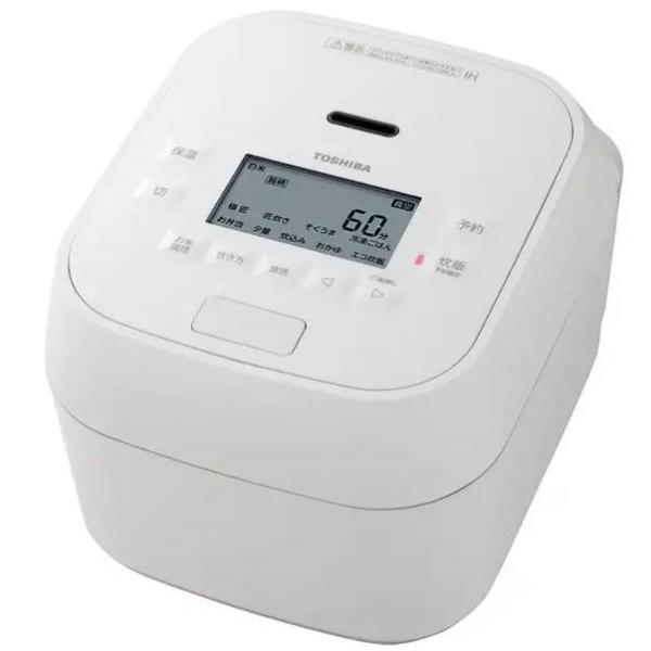 東芝　真空圧力IHジャー炊飯器（5.5合炊き）　炎匠炊き　RC-10HGW W　グランホワイト