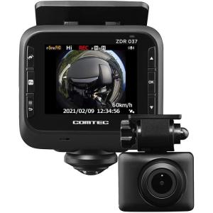 COMTEC（コムテック）　前後2カメラ　360°カメラ+リヤカメラ搭載　ドライブレコーダー　ZDR037