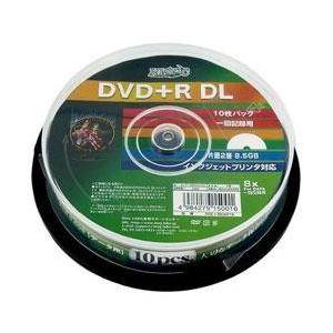 HIDISK DVD+R DL 8倍速 10枚組 片面2層 HDD+R85HP10