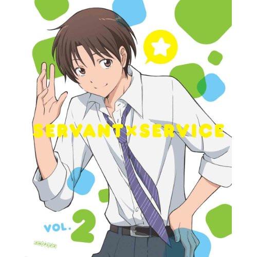 BD/TVアニメ/サーバント×サービス VOL.2(Blu-ray) (Blu-ray+CD) (ラ...