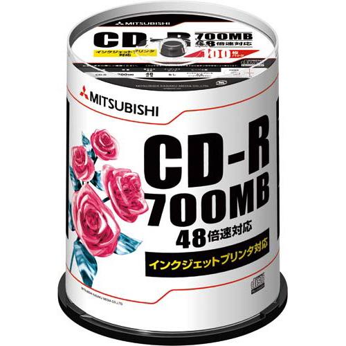 Verbatim CD-R 100枚(スピンドルケース) IJP対応 (バーベイタム) バーベイタム...