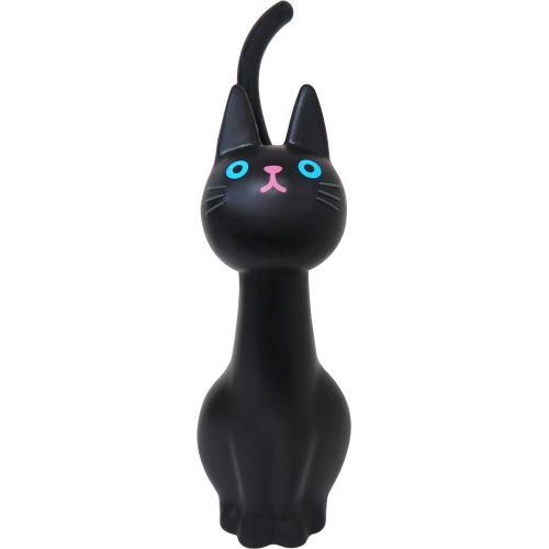 【送料無料】 ねこのトイレブラシ (クロ) / 三金商事株式会社