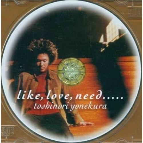 CD/米倉利紀/like,love,need....