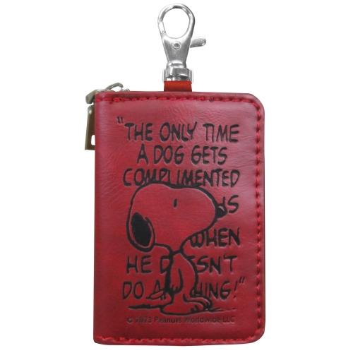 【送料無料】 スマートキーケース スヌーピー レッド / 三金商事株式会社