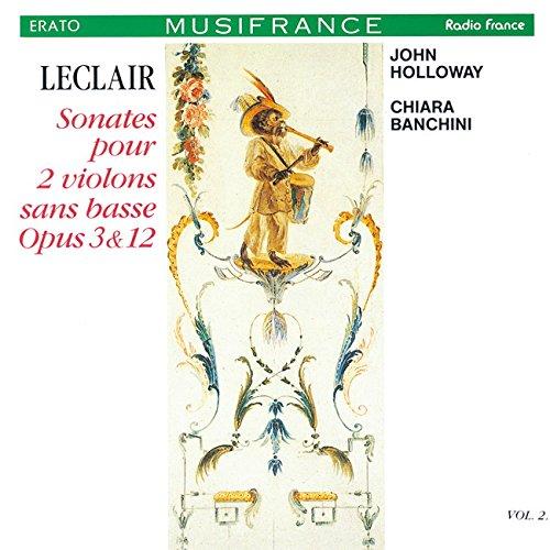 CD/バンキーニ ホロウェイ/ルクレール:2つのヴァイオリンのためのソナタ集 作品3&amp;12 (解説付...