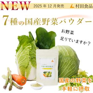 国産 野菜パウダー 7種の野菜(60g)1袋【...の詳細画像1
