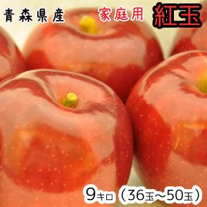青森りんご☆送料無料☆家庭用紅玉9〜10キロ36〜50玉 発送は10月17日頃から