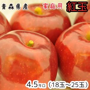 青森りんご☆送料無料☆家庭用紅玉4.5キロ18〜25玉 発送は10月17日頃から