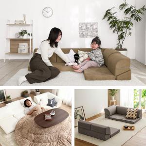 ローソファー 3人掛け こたつ レザー調 ソフ...の詳細画像1