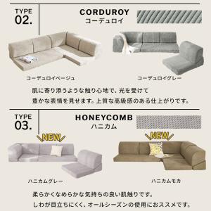 ローソファー 3人掛け こたつ レザー調 ソフ...の詳細画像3