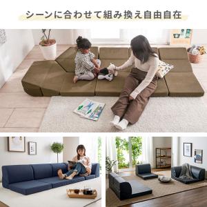 ローソファー 3人掛け こたつ レザー調 ソフ...の詳細画像5