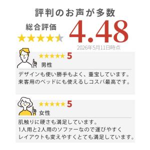 ソファーベット 3人掛け おしゃれ 北欧 ソフ...の詳細画像2