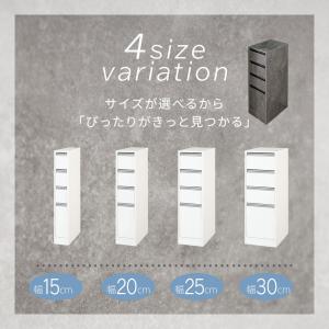 隙間収納 15cm ロータイプ すき間収納 キ...の詳細画像1