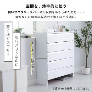 ランドリー収納 ランドリーチェスト 洗面所 収...の詳細画像3