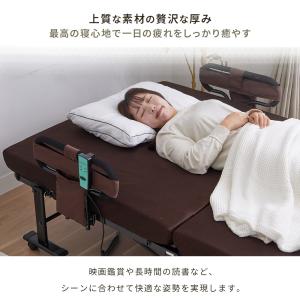 折りたたみベッド セミダブル 電動ベッド 選べ...の詳細画像4