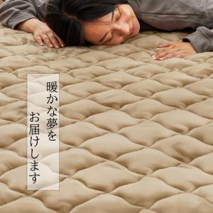 敷きパッド 冬 シングル フランネル あったか...の詳細画像3