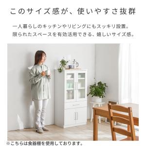 食器棚 ロータイプ 60cm キッチン収納 ス...の詳細画像3