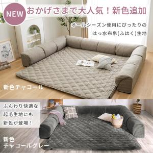 フロアソファー ローソファー ラグ クッション...の詳細画像1