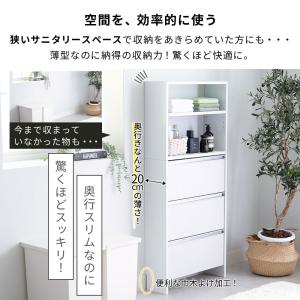 ランドリー収納 ランドリーチェスト 洗面所 収...の詳細画像2