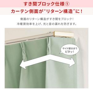 カーテン 4枚セット 遮光 100% リターン...の詳細画像3