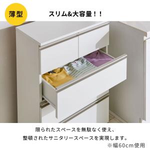 ランドリー収納 ランドリーチェスト 洗面所 収...の詳細画像1