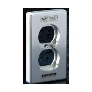 オーディオリプラス AUDIO REPLAS CPP-2SZ/S(2個口)　スリムローノイズ仕様コンセントプレート｜onkenaudio