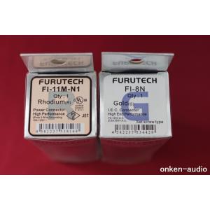 Furutech フルテック FI-8N(G)/FI-11M-N1(R) メガネタイプインレット/電源プラグセット｜onkenaudio