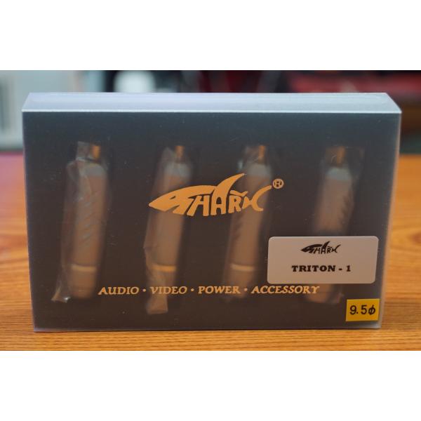 SHARKWIRE シャークワイヤー TRITON-1(9.5φ) ハイエンドRCAプラグ 4個1組