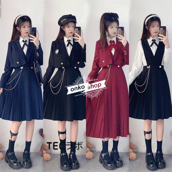 フォーマル スーツ 女子 卒服 制服 卒業式 5点セット 中学生 高校生 女子高校生 JK 制服 ジ...
