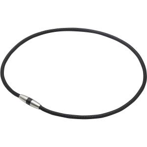 【メール便送料無料】ファイテン RAKUWA〈ラクワ〉磁気チタンネックレス（メタルブラック50cm）【1個】