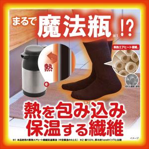 【3個計3足入り】足の冷えない不思議なくつ下 ...の詳細画像1