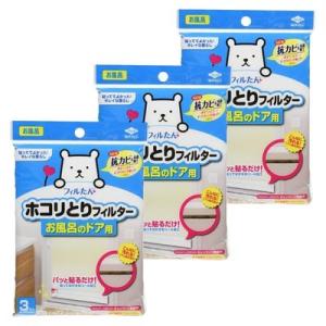 【3個計9枚】東洋アルミ ホコリとりフィルター お風呂のドア用 3枚入り 5406 sj