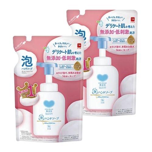 【2個】牛乳石鹸 カウブランド 無添加 泡のハンドソープ 詰替用 320ml