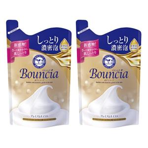 バウンシア 牛乳石鹸 ボディソープ プレミアムモイスト 詰め替え 340ml
