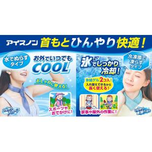 アイスノン 首もとひんやり氷結ベルト (カバー...の詳細画像2
