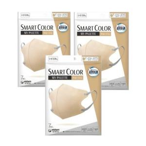 超快適マスク ユニ・チャーム SMART COLOR スフレピンク ふつう 7枚