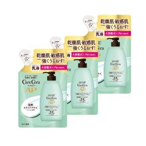 【3個】ロート製薬 ケアセラ(CareCera) APフェイス&amp;ボディ乳液 大容量詰替 370ml ...