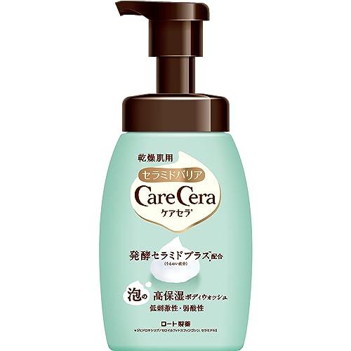 【セール品】ロート製薬 ケアセラ 泡の高保湿ボディウォッシュ 450ml 本体　3c1000  hs...